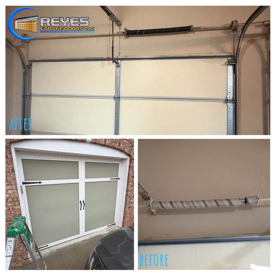 BEFORE & AFTER – COMPLETE GARAGE DOOR RESTORATION