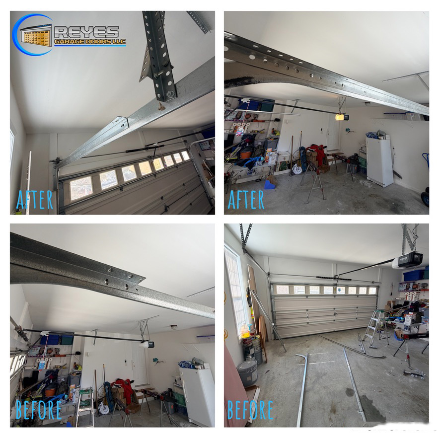 Another successful garage door repair completed by Reyes Garage Doors LLC
