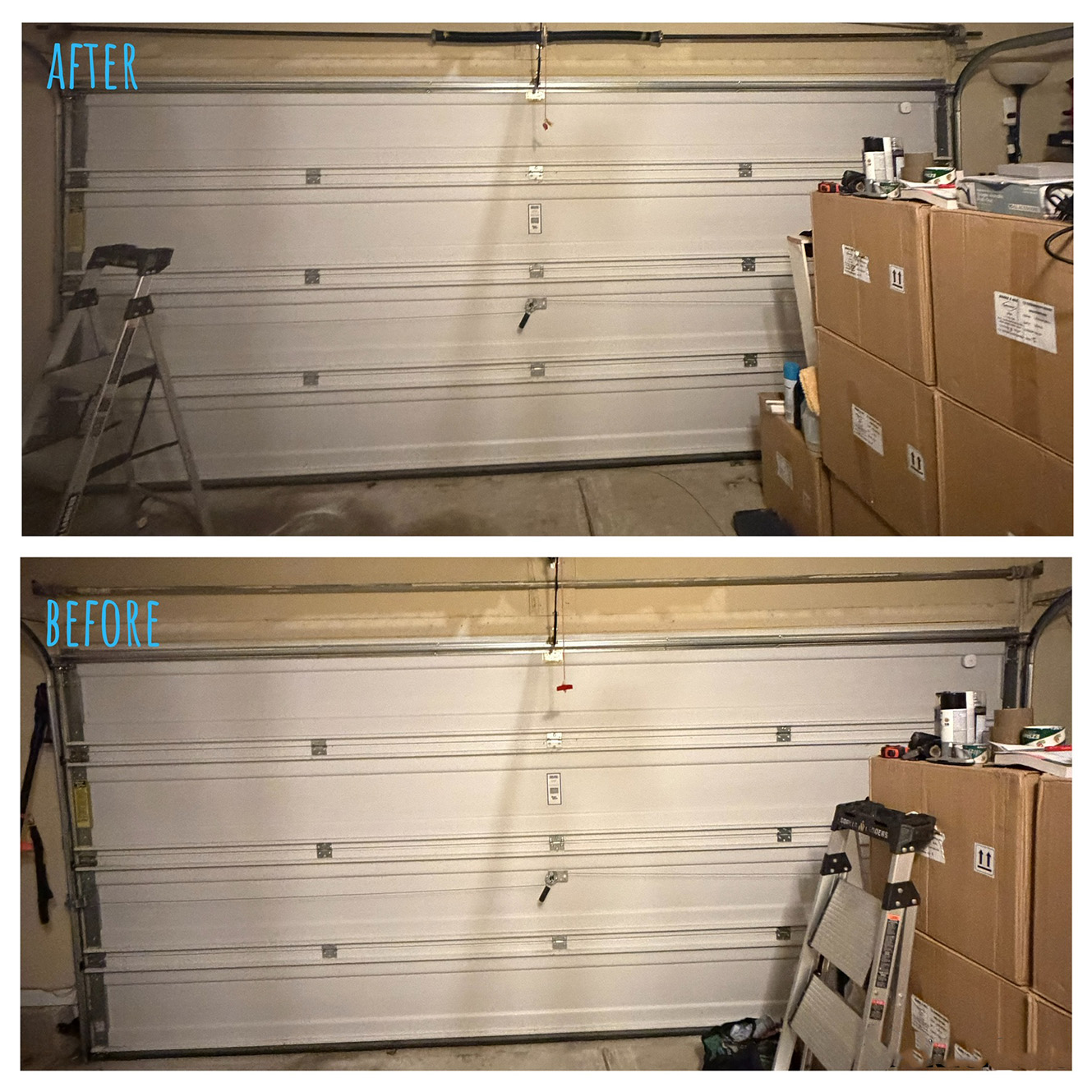 BEFORE & AFTER – TorqueMaster to Torsion Spring Conversion